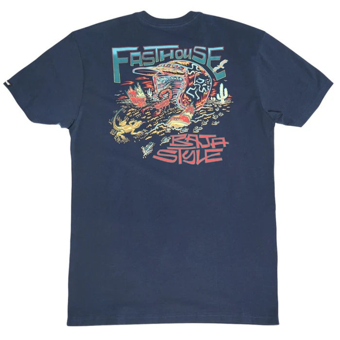 Fasthouse Baja Style SS Tee Navy  Medium