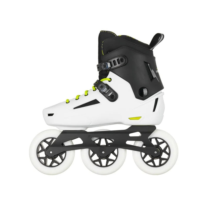 Rollerblade Lightning 110 White/Black 9/9.5 - Open Box (Without Box)