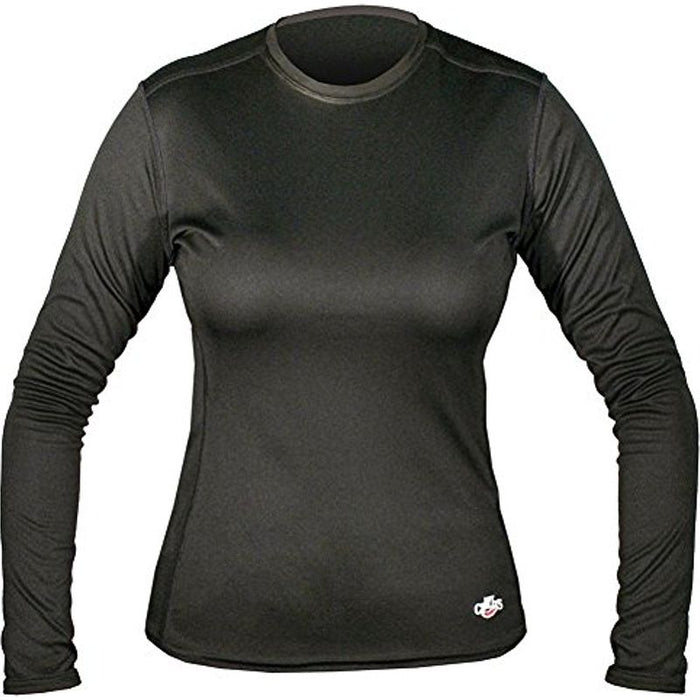 Hot Chillys Wopeach Skins Solid Crew Womens Thermal Top Snow Thermal Base Layers