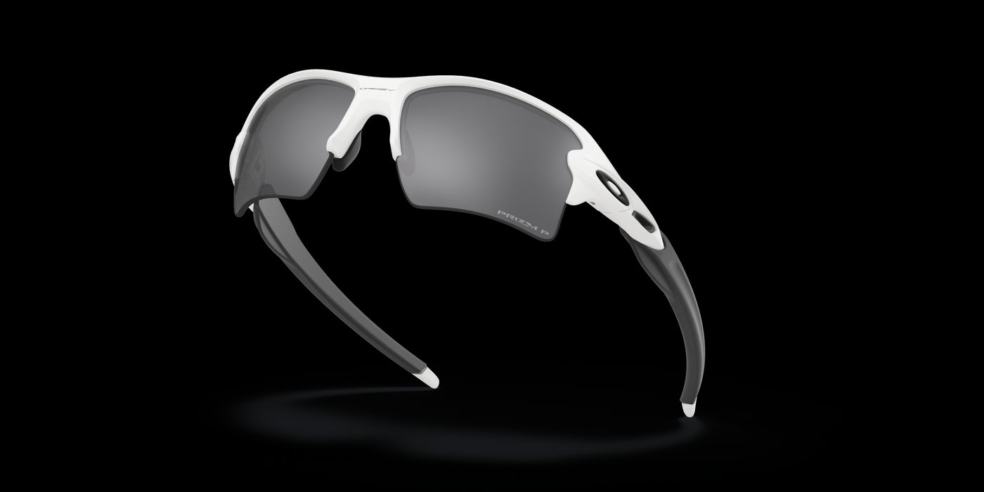 Oakley Flak 2.0 Xl Polished White W/ Prizm Black Polarized