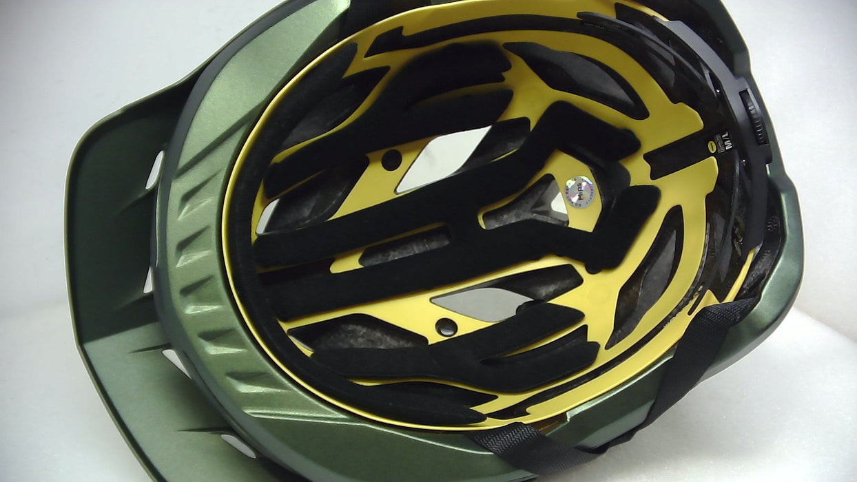 Troy Lee Designs Flowline Helmet W/Mips Orbit Forest Green Medium/Large - Open Box  - (Without Original Box)