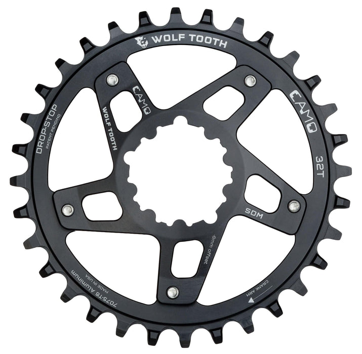 Wolf Tooth CAMO Aluminum Round Bicycle Chainrings