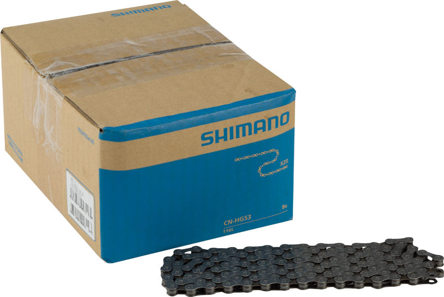 SHIMANO BICYCLE CHAIN, CN-HG53 116 LINKS, 20 PIECE BULK PACK