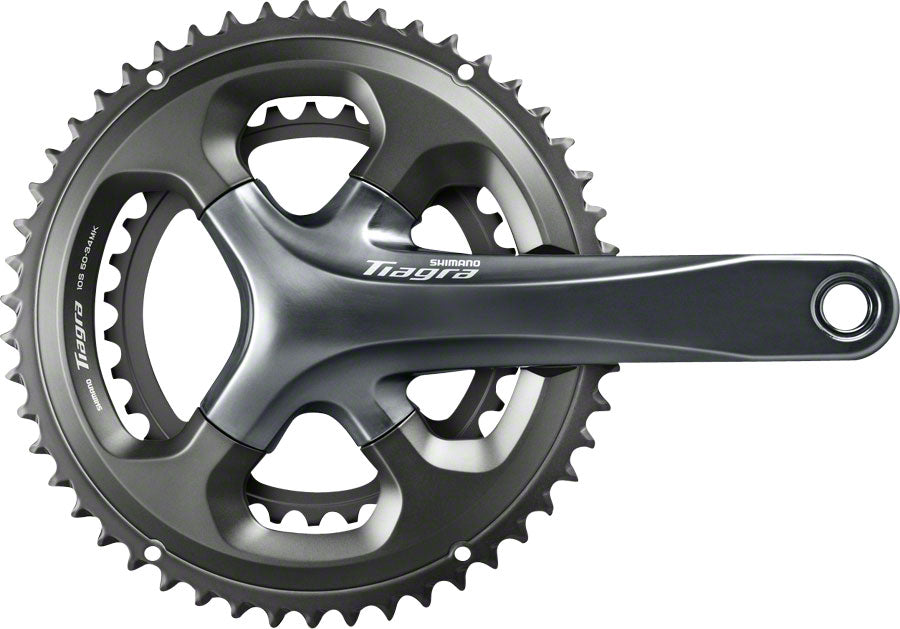 SHIMANO FRONT CHAINWHEEL, FC-4700, TIAGRA DOUBLE 175MM 2-PCS FC, FOR REAR 10-SPEED 52X36T W/O BB PARTS
