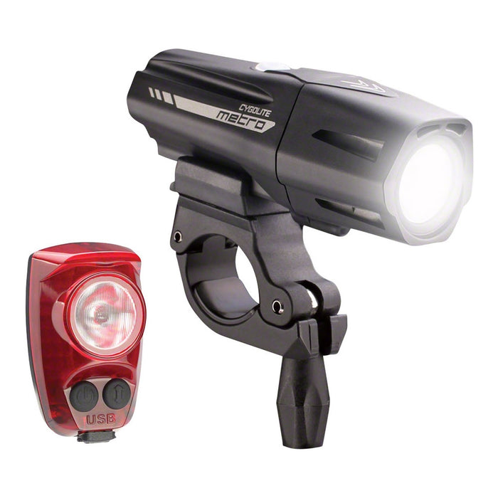 Cygolite Metro Plus 800 / HotShot Pro 150 Set Bicycle Lights