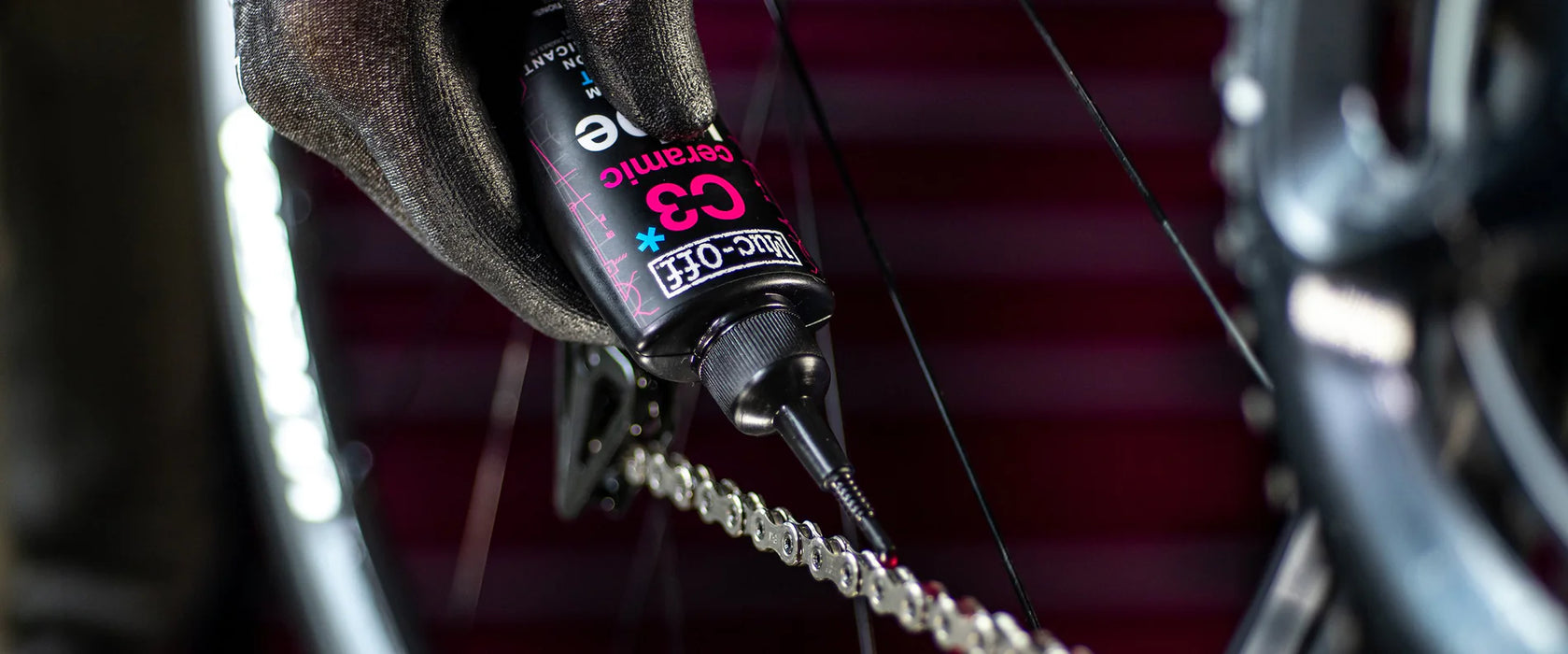 Muc-Off C3 Wet Ceramic Bike Chain Lube High-Performance Bicycle Lubricant