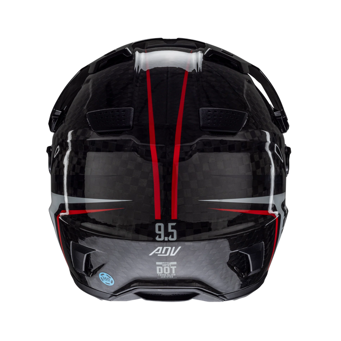 Leatt Helmet Kit ADV 9.5 Carbon with 4.5 Iriz Goggle - Adventure Motorcycle Helmet