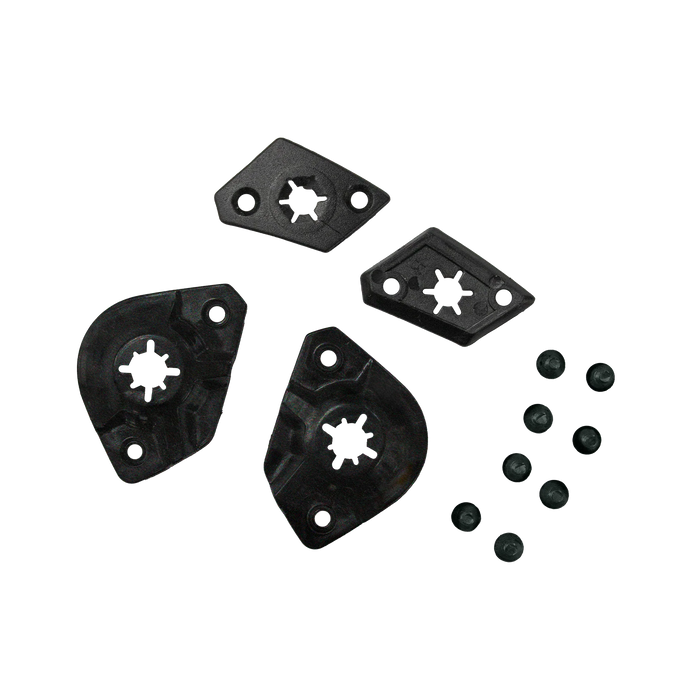 Leatt Visor Anchor Kit ADV 7.5/8.5/9.5 w screws Motorcycle Helmet Replacements