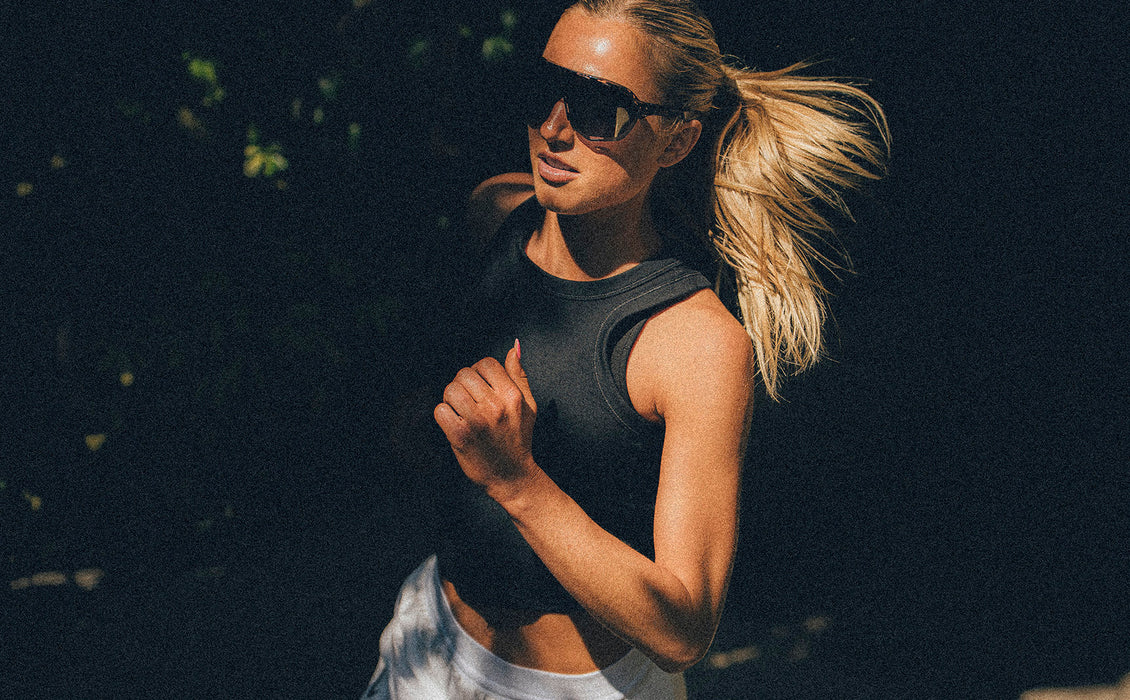 100% S2 Gloss Black Havana Soft Gold Mirror Bicycle Sunglasses