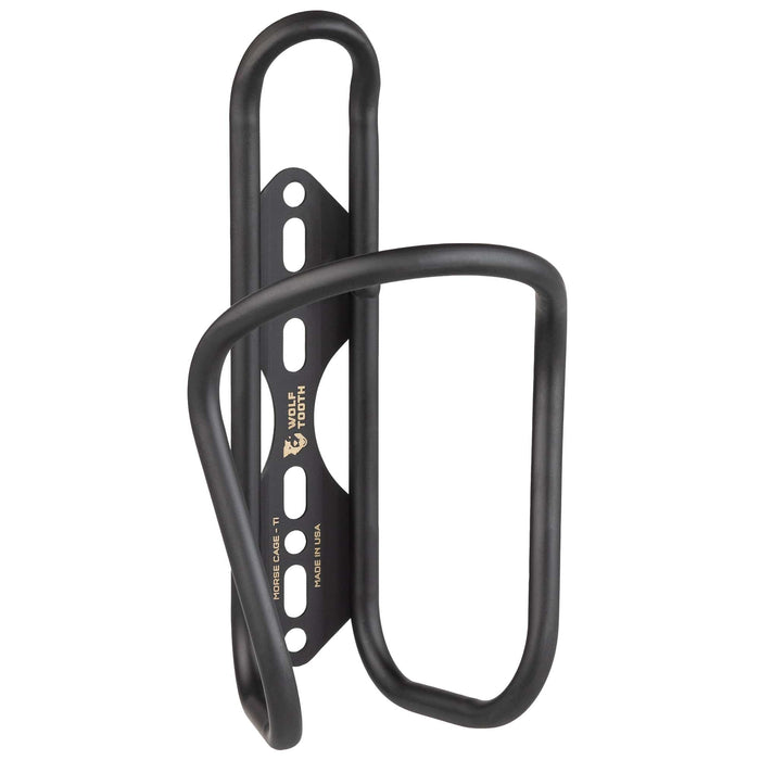 Wolf Tooth Morse Bicycle Bottle Cages Ti Black