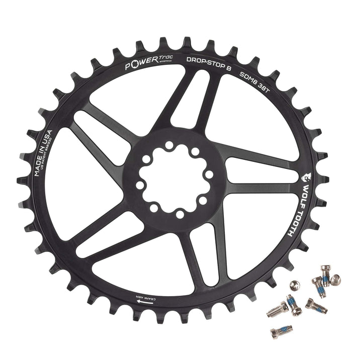 Wolf Tooth Oval Direct Mount Bicycle Chainrings for SRAM 8-Bolt Gravel / Road Cranks