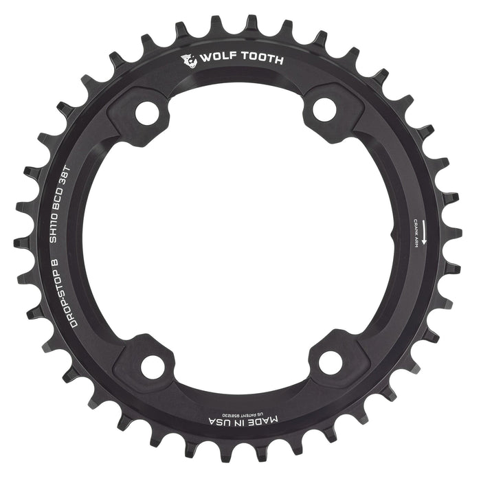 Wolf Tooth 110 BCD Asymmetric 4-Bolt Chainrings for Shimano GRX Cranks