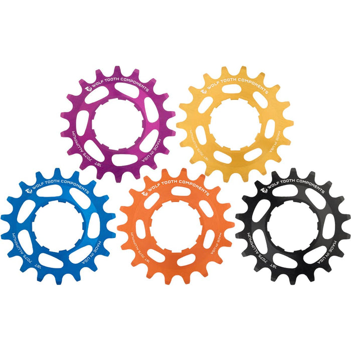 Wolf Tooth Aluminum Single Speed Cog Bicycle Chainrings