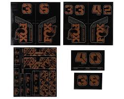 FOX Fork and Shock Decal Kit Bicycle Stickers