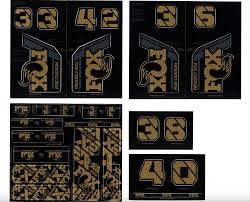 FOX Fork and Shock Decal Kit Bicycle Stickers