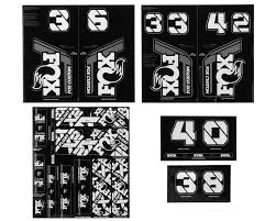 FOX Fork and Shock Decal Kit Bicycle Stickers