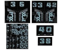 FOX Fork and Shock Decal Kit Bicycle Stickers