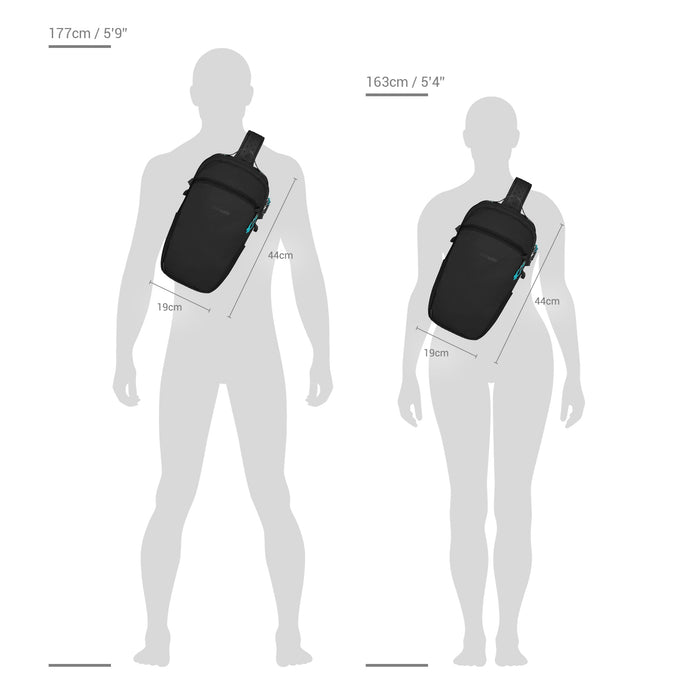 Pacsafe Eco 12L Sling Backpack Lifestyle Crossbody & Totes