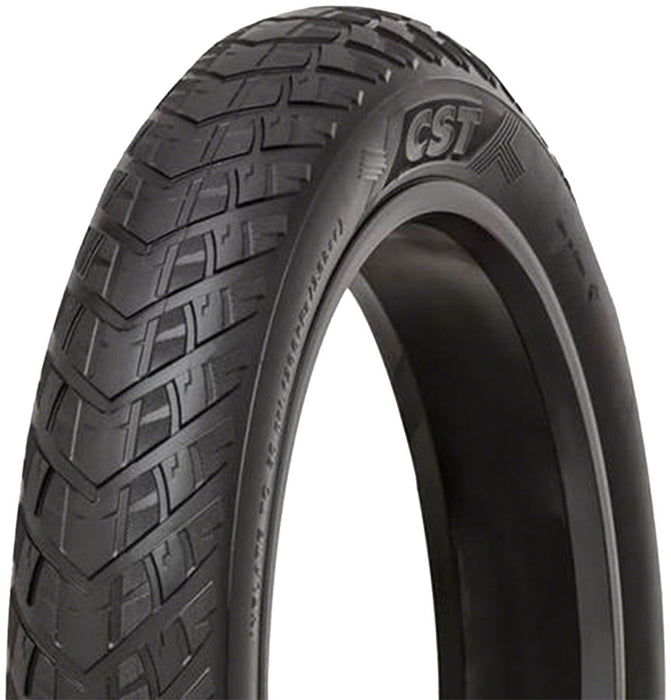 CST Big Boat Tire - 20 x 3 Clincher Wire Black Aramid Ebike