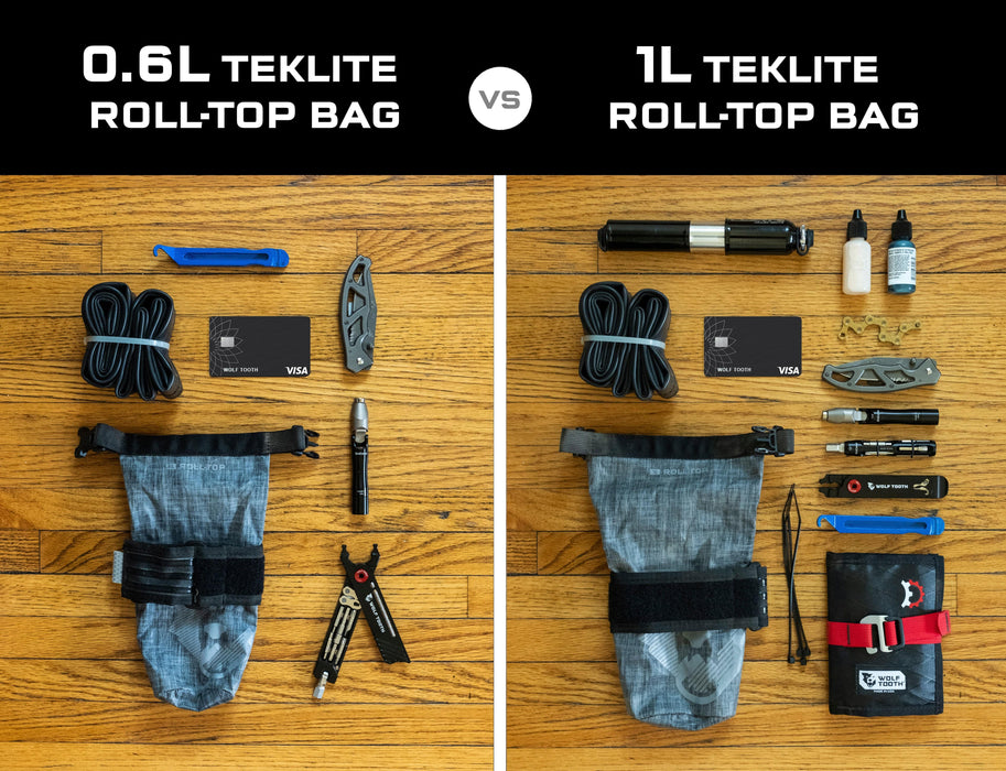 Wolf Tooth B-RAD TekLite Roll-Top Bicycle Bags 0.6L