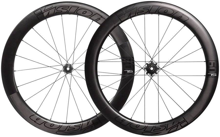 Vision Metron 60 SL TL Disc Wheelset - 700 12x100mm/12x142mm Center-Lock HG 11/12 Black