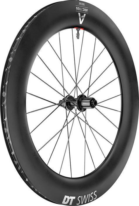 DT Swiss ARC 1100 DiCut 85 Rear Wheel - 700 12 x 142mm Center-Lock HG11 Road/XDR Ratchet EXP 36 Black