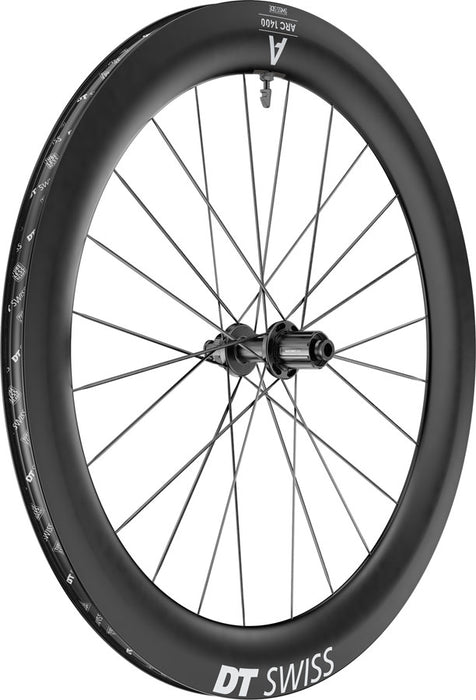 DT Swiss ARC 1400 DiCut 65 Rear Wheel - 700 12 x 142mm Center-Lock HG11 Road/XDR Ratchet EXP 36 Black