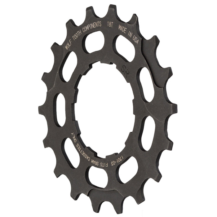 Wolf Tooth 18 Tooth Replacement Cog for SRAM and SunRace 11-speed Bicycle Chainrings