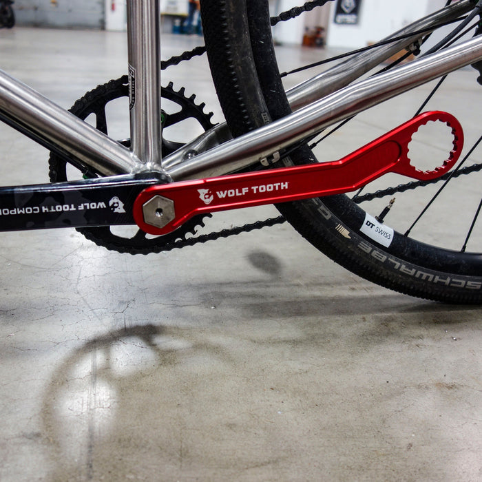 Wolf Tooth Pack Wrench - Ultralight 1 Inch Hex and Bicycle Bottom Bracket Tools Wrench