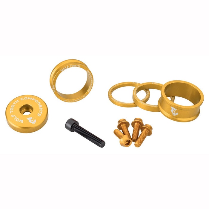 Wolf Tooth Anodized Color Kit Bicycle Headset Spacers