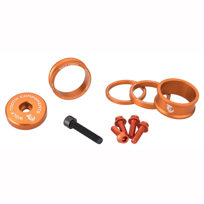 Wolf Tooth Anodized Color Kit Bicycle Headset Spacers