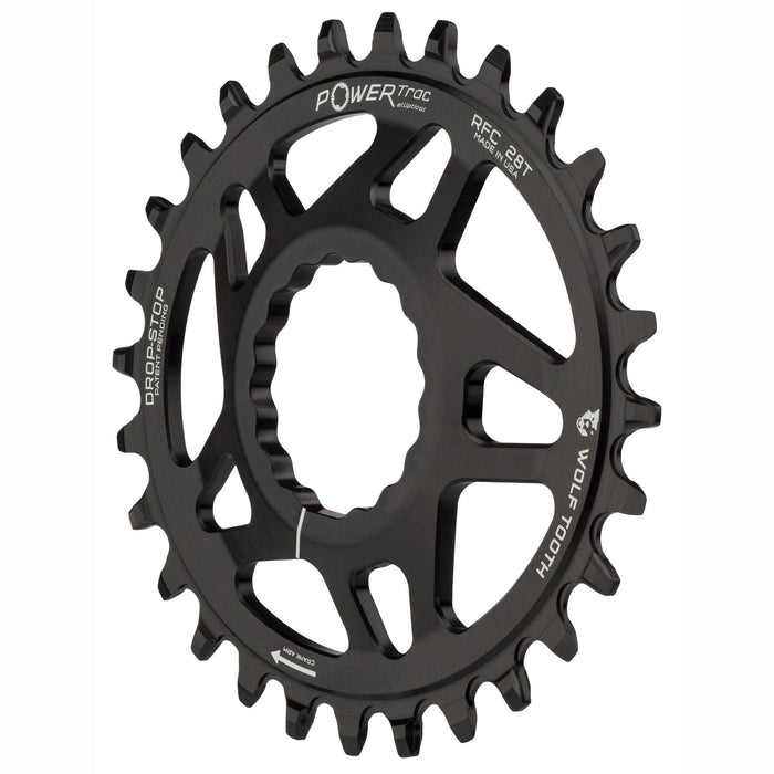 Wolf Tooth Oval Direct Mount Bicycle Chainrings for Race Face Cinch - Drop-Stop A