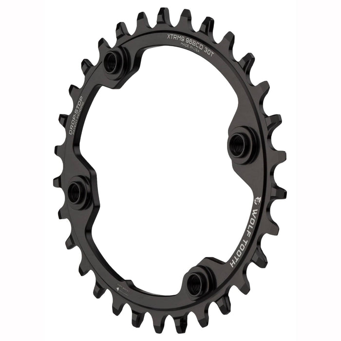 Wolf Tooth Oval 96 mm BCD Bicycle Chainrings for Shimano XTR M9000 and M9020