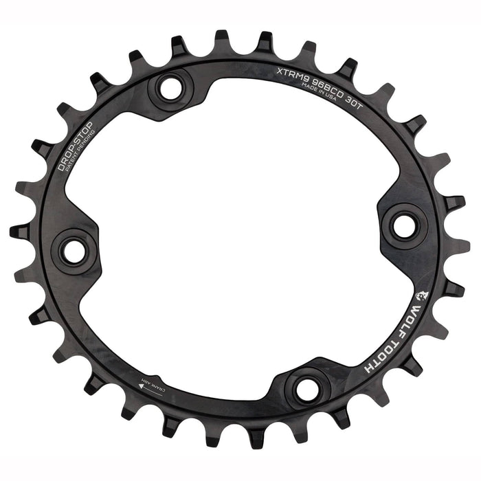 Wolf Tooth Oval 96 mm BCD Bicycle Chainrings for Shimano XTR M9000 and M9020