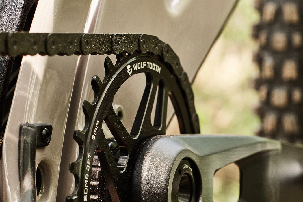 Wolf Tooth Direct Mount Bicycle Chainrings for SRAM 8-Bolt Mountain Cranks