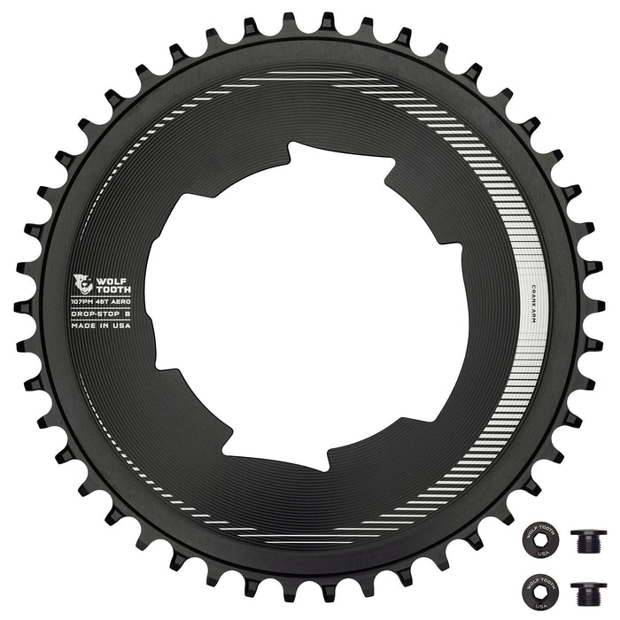 Aero 107 BCD Bicycle Chainrings for SRAM