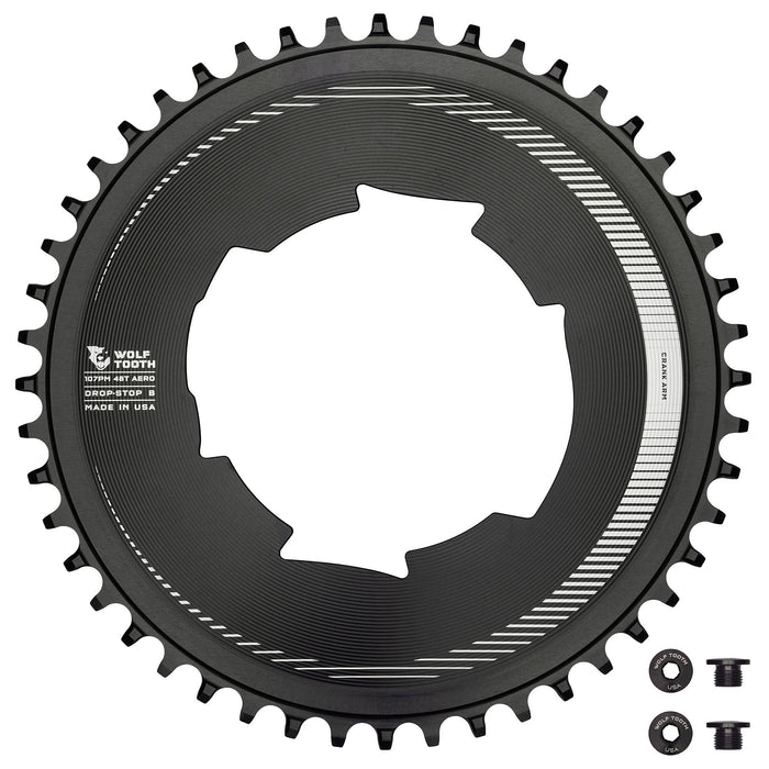 Aero 107 BCD Bicycle Chainrings for SRAM