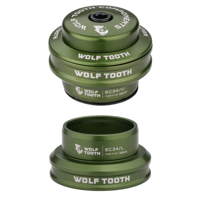 Wolf Tooth Premium Bicycle Headsets Olive