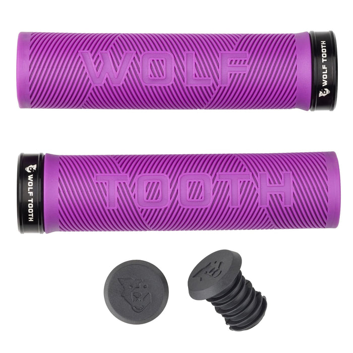 Wolf Tooth Echo Lock-On Bicycle Grips Colors