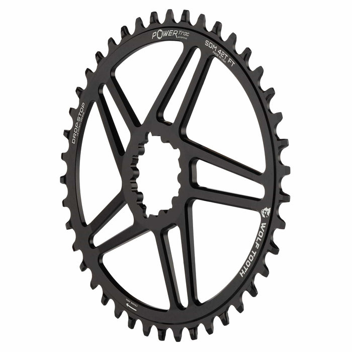 Wolf Tooth Oval Direct Mount Bicycle Chainrings for SRAM 3-Bolt Gravel / Road Cranks