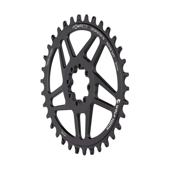 Wolf Tooth Oval Direct Mount Bicycle Chainrings for SRAM 8-Bolt Mountain Cranks