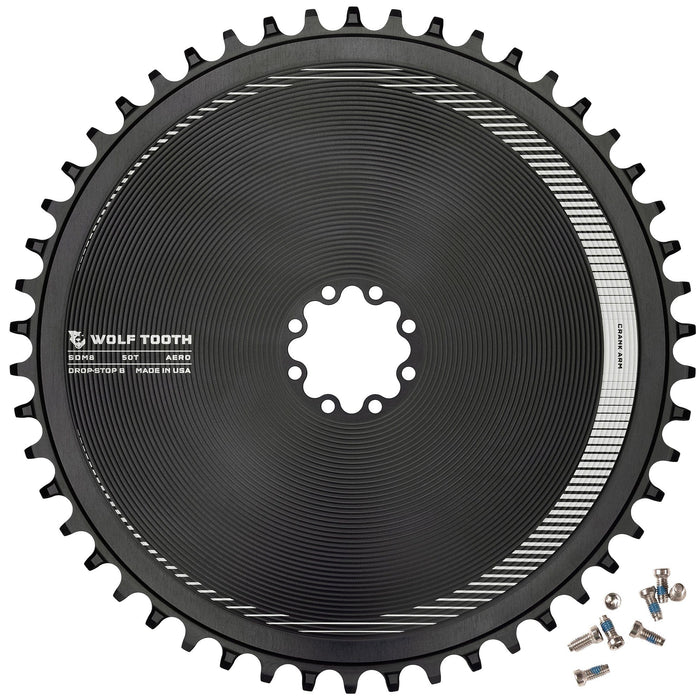 Aero Direct Mount Bicycle Chainrings for SRAM 8-Bolt Gravel / Road Cranks