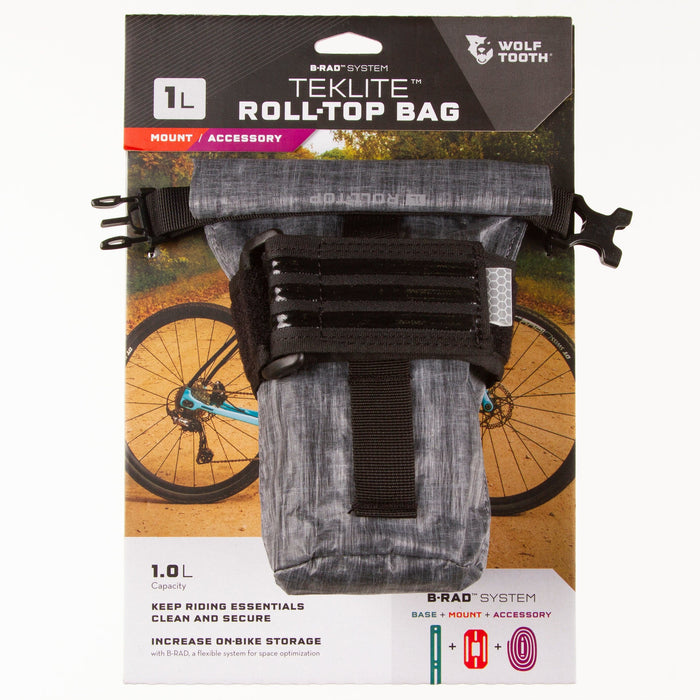 Wolf Tooth B-RAD TekLite Roll-Top Bicycle Bags 1L