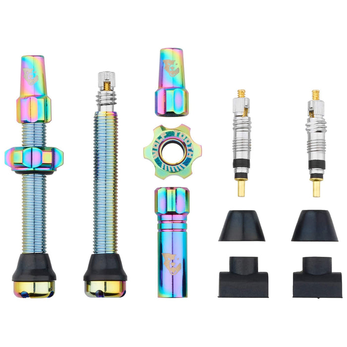 Wolf Tooth Tubeless Presta Bicycle Tire Valves Stem Kit