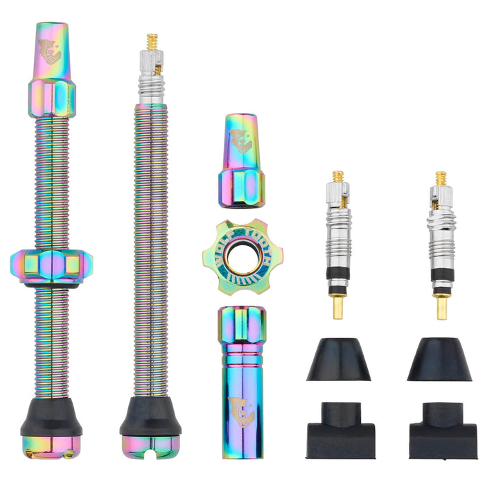 Wolf Tooth Tubeless Presta Bicycle Tire Valves Stem Kit