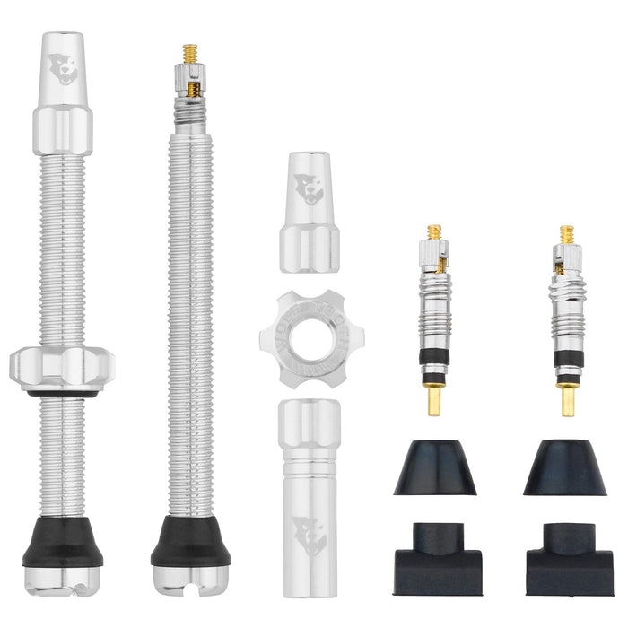 Wolf Tooth Tubeless Presta Bicycle Tire Valves Stem Kit