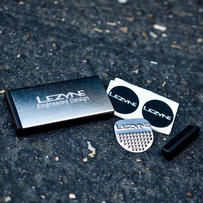Lezyne Patch Kit with Metal Case Bicycle Tire Repairs