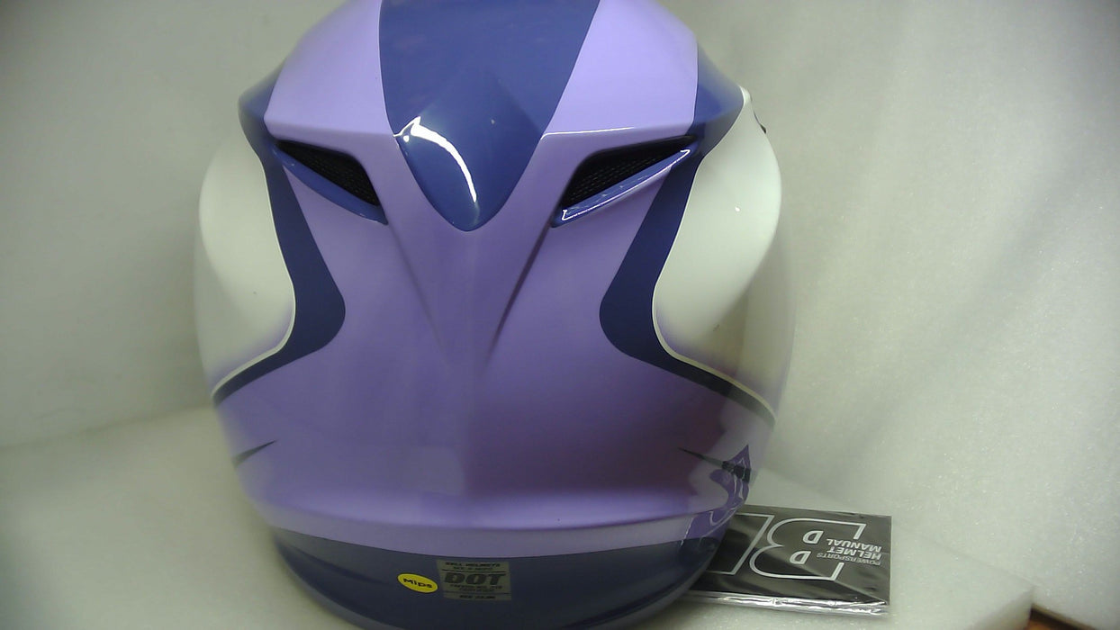 Bell Helmets Mx-9 Mips Dart Purple/White Medium - Open Box  - (Without Original Box)