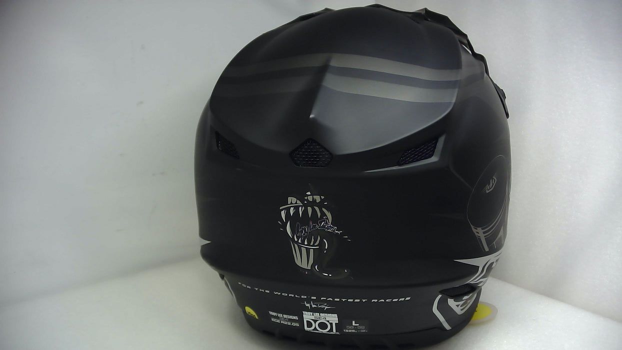 Troy Lee Designs Se4 Polyacrylite Helmet Skooly Black Large (Without Original Box)