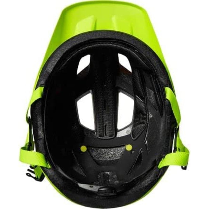 Fox Racing Mainframe Helmet Trvrs Fluorescent Yellow Large